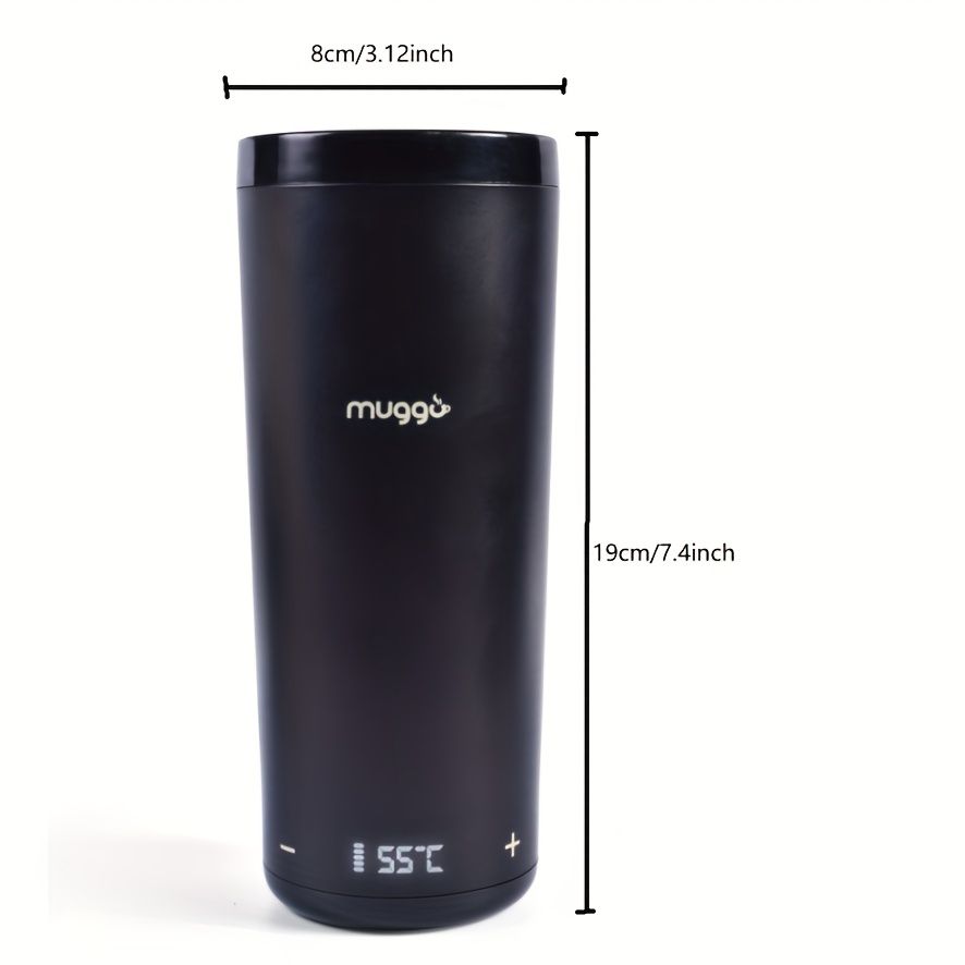 12 oz Rechargeable Electric Self-Heating Coffee Mug with Temperature Control