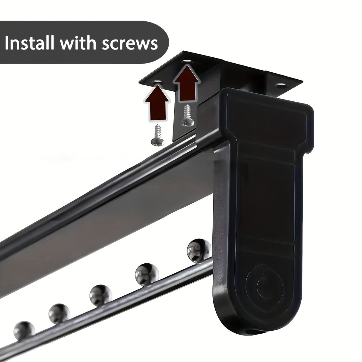 Telescopic Pull-Out Clothes Rack