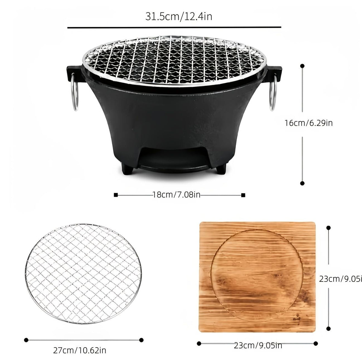 Portable Charcoal Stove for Tea and BBQ