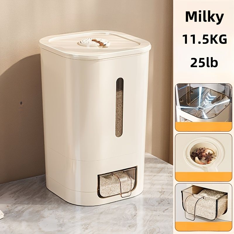 Sealed Moisture Proof Rice Bucket Flour Storage Container