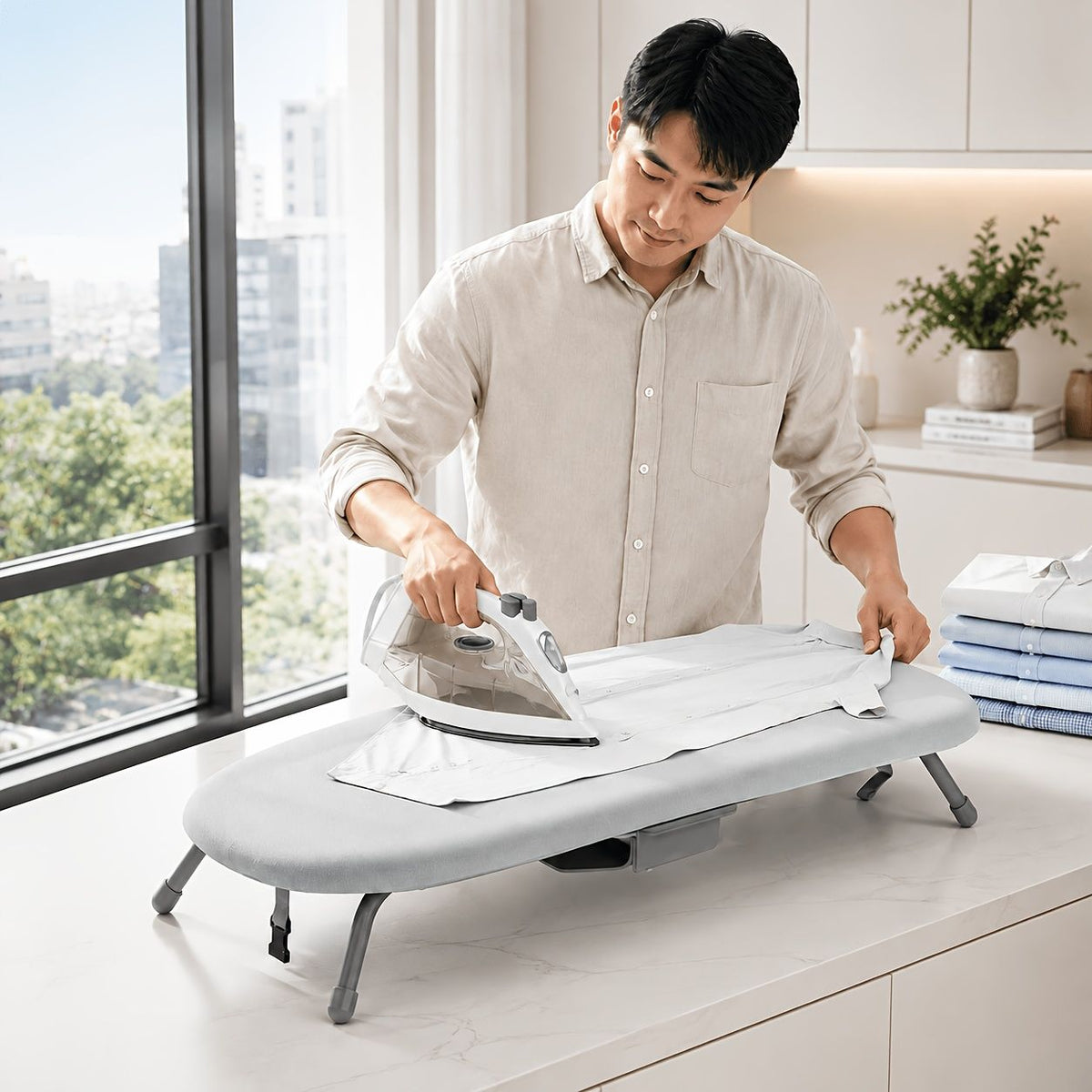 Tabletop Ironing Board with Non Slip Feet