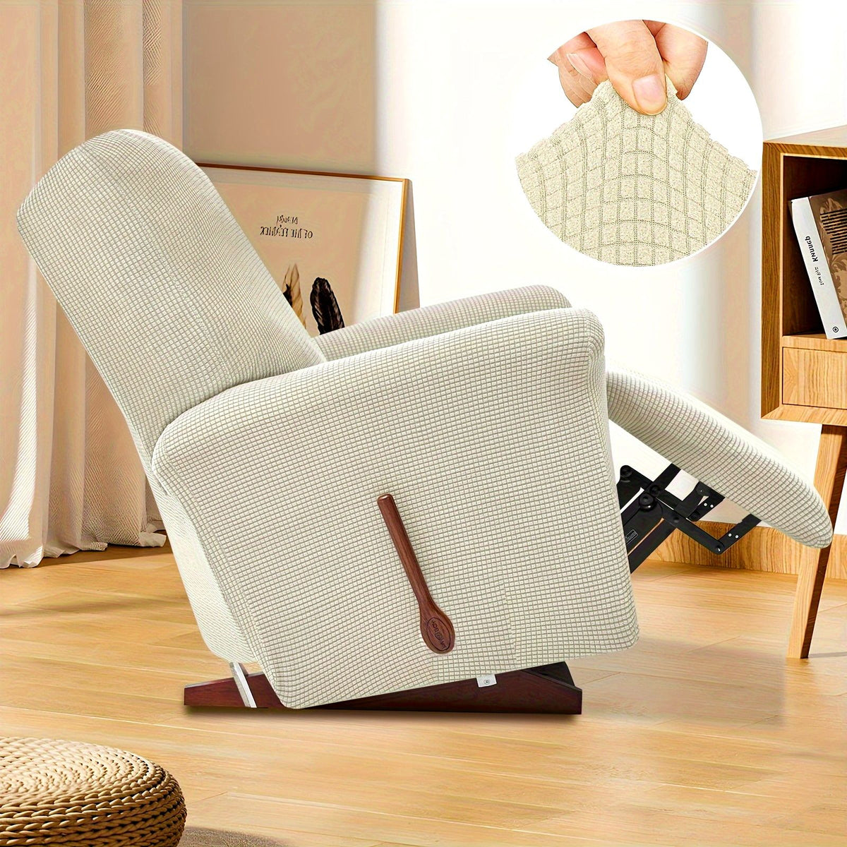 Recliner Sofa Cover Stretch Fleece Furniture Protector