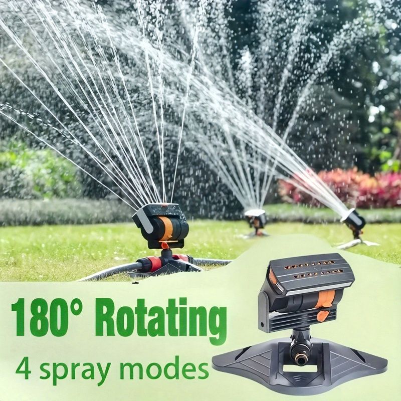 Automatic Oscillating Garden Sprinkler with 16 Nozzles