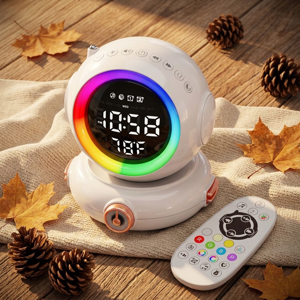 Wake Up Light Alarm Clock with FM Radio and Sunrise Simulation