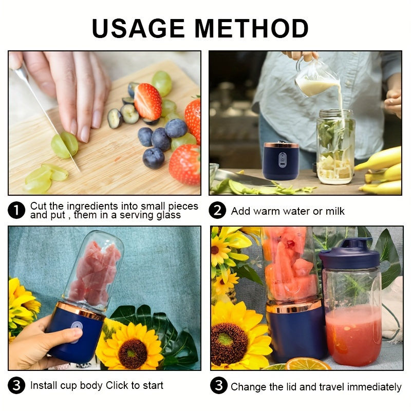 Portable Electric Juicer Blender Coffee Maker