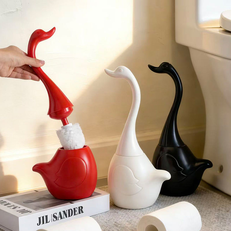 Swan Toilet Brush with Holder
