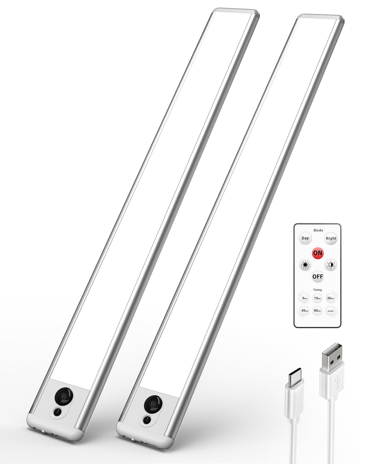 LED Motion Sensor Dimmable Under Cabinet Light 5700K