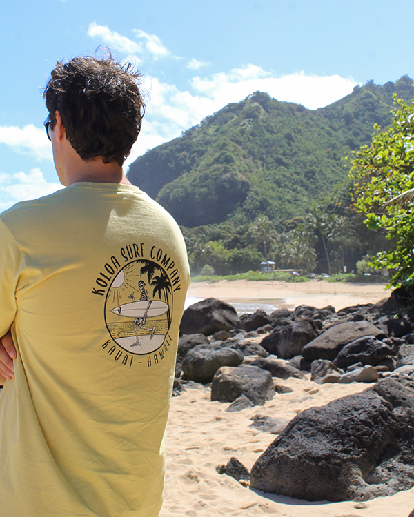 Koloa Skeleton Gone Surfin Lightweight T-Shirt