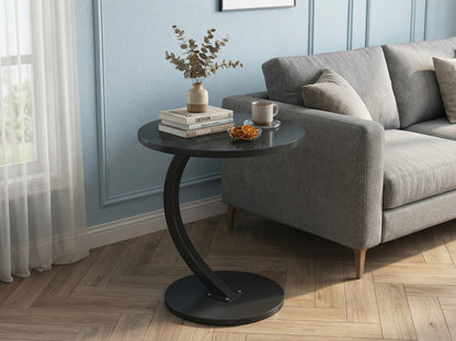 Modern Side Table – Round, C-Shape & Petal Designs | Sofa End Table with Metal