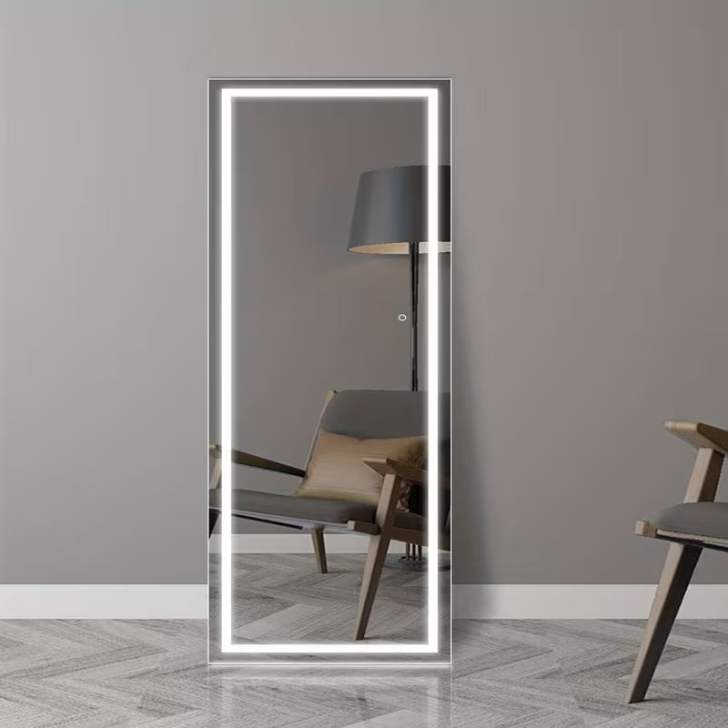 Full Length LED Lighted Standing Wall-Mounted Body Mirror