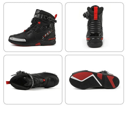 Men Leather Motos Breathable Anti Slip Wear-resistant