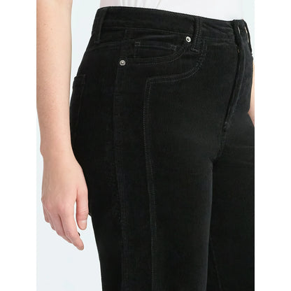 Women's and Women's Plus Corduroy Seamed Wide Leg Pants