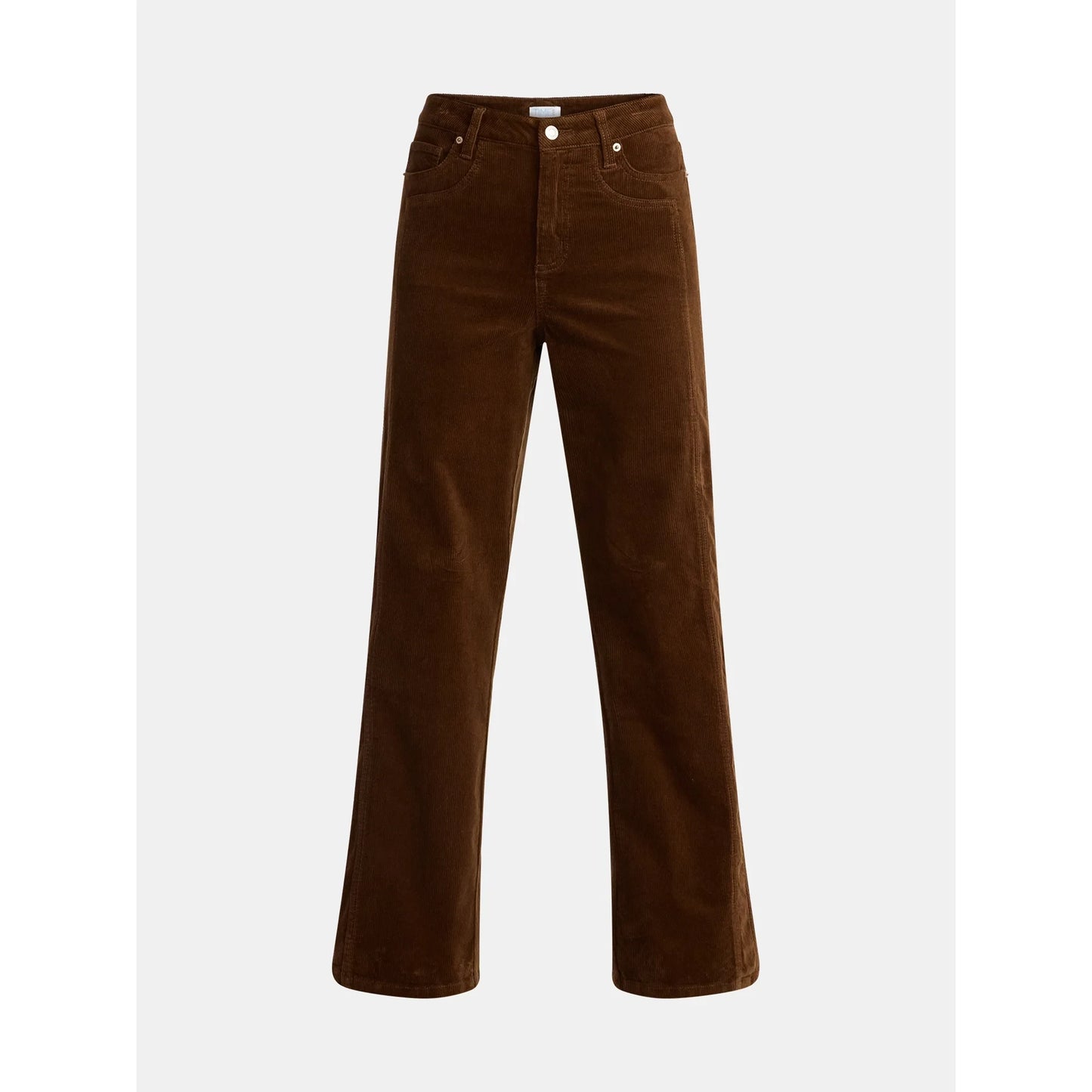 Women's and Women's Plus Corduroy Seamed Wide Leg Pants