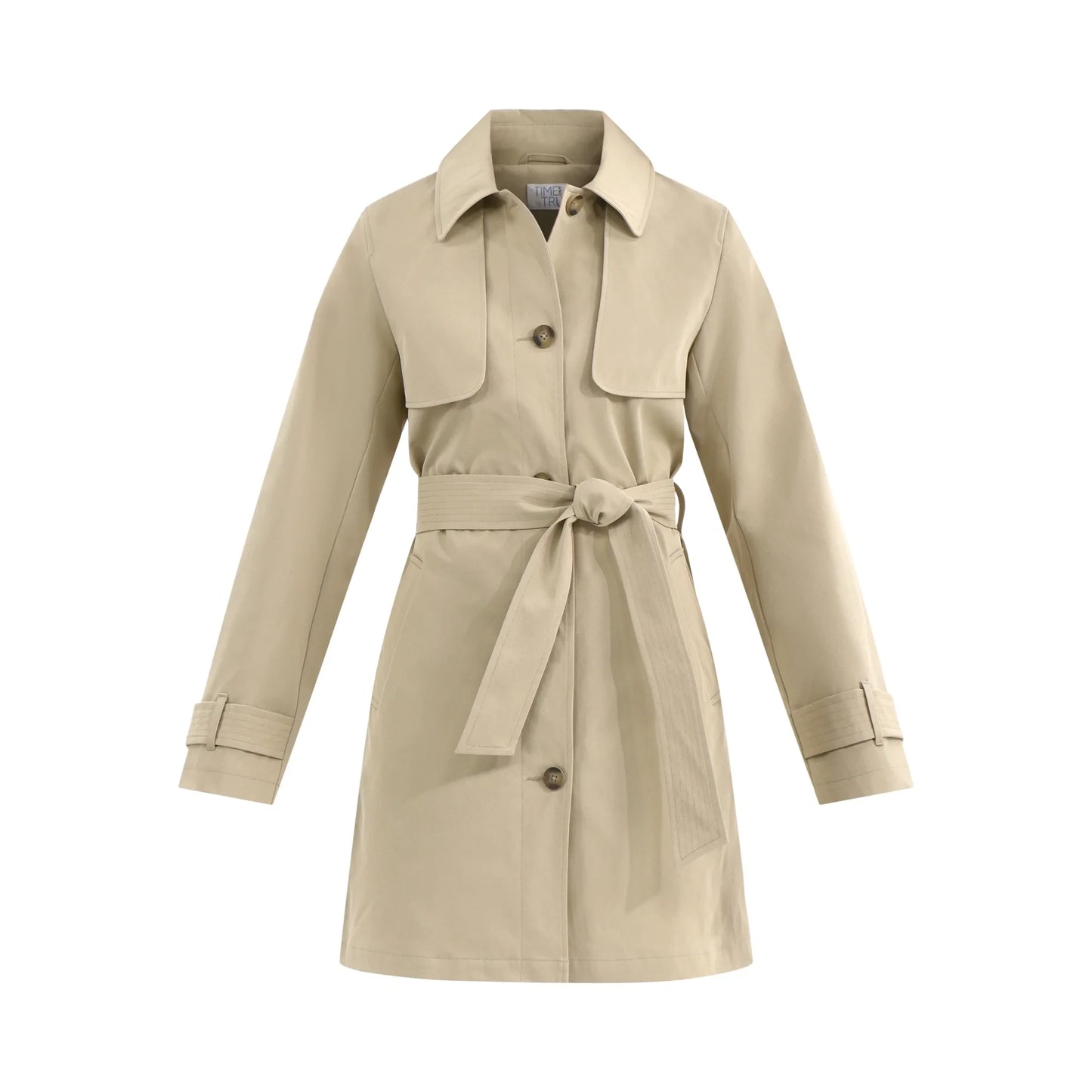 Women's Belted Trench Coat, Midweight