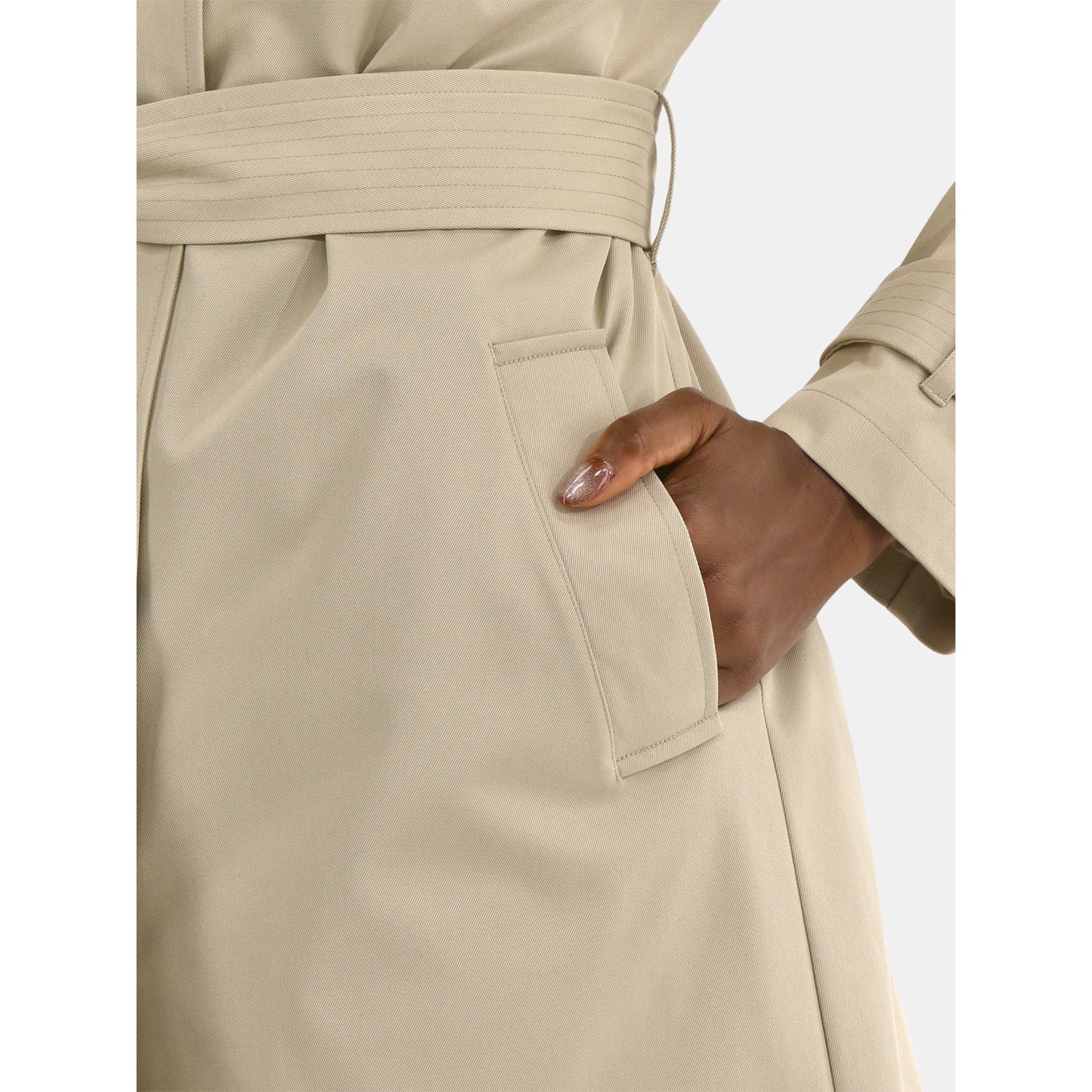 Women's Belted Trench Coat, Midweight