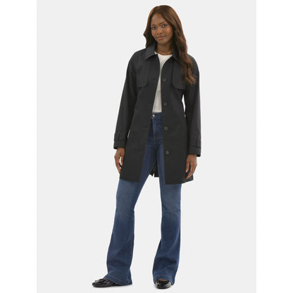 Women's Belted Trench Coat, Midweight