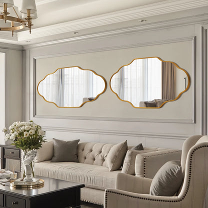 Scalloped Bathroom Mirrors Wall Mirror