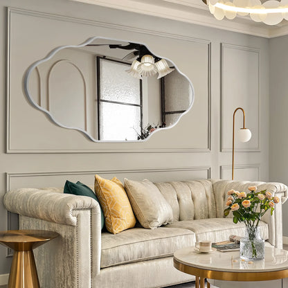 Scalloped Bathroom Mirrors Wall Mirror
