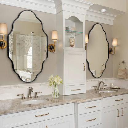 Scalloped Bathroom Mirrors Wall Mirror