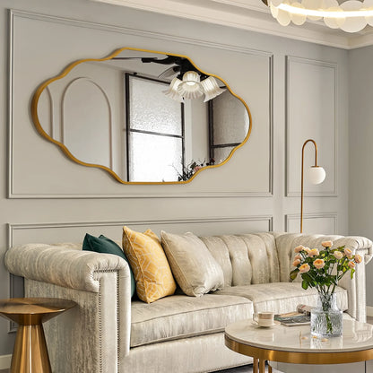 Scalloped Bathroom Mirrors Wall Mirror