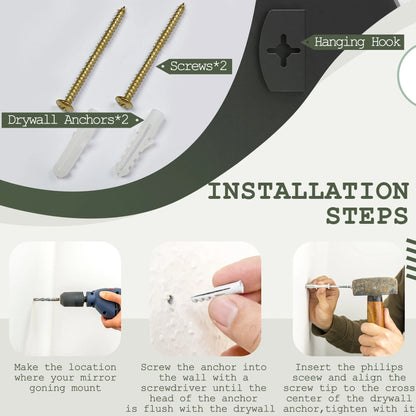 Scalloped Bathroom Mirrors Wall Mirror
