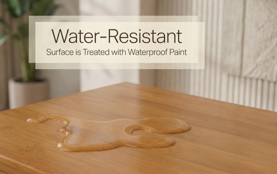 Tall Bamboo Bookshelf – Adjustable Shelves, Narrow Freestanding Storage Rack