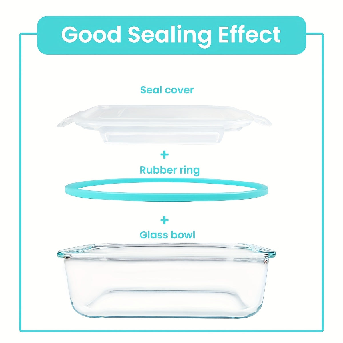 16-Piece Glass Food Storage Containers with Lids – Durable Set