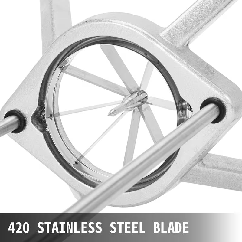 8-Section Stainless Steel Commercial Fruit Wedger and Lime Slicer