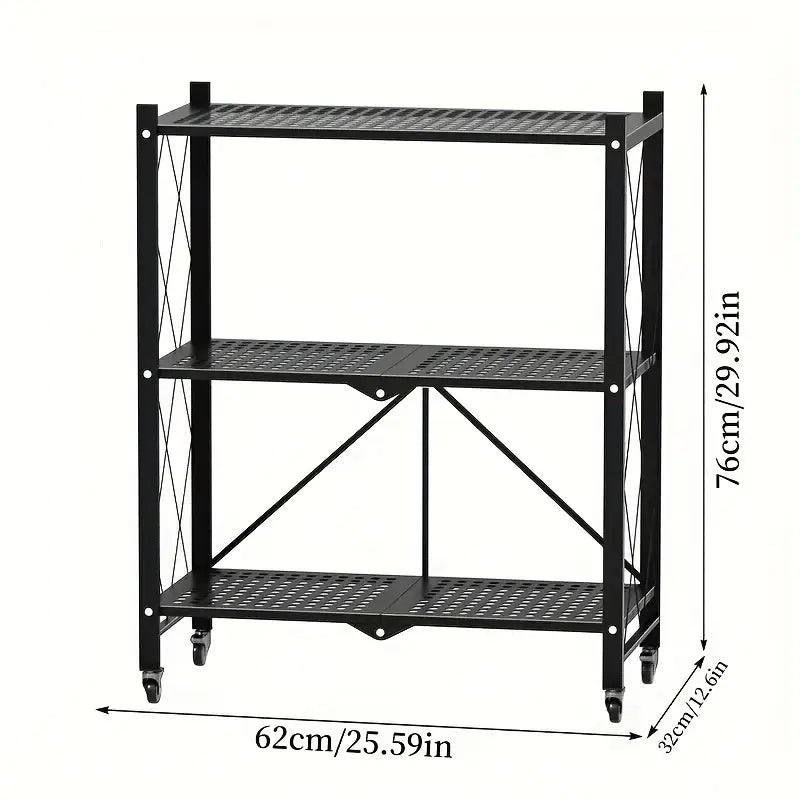 Heavy-Duty Shelving Unit | Metal 3/4/5-Tier Storage Rack