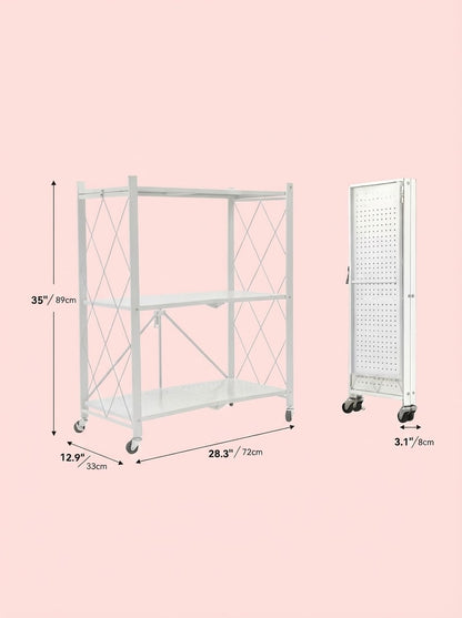 Heavy-Duty Shelving Unit | Metal 3/4/5-Tier Storage Rack