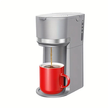 Compact Single-Cup Coffee Maker 6-12oz Rapid Brew Auto Shut-Off