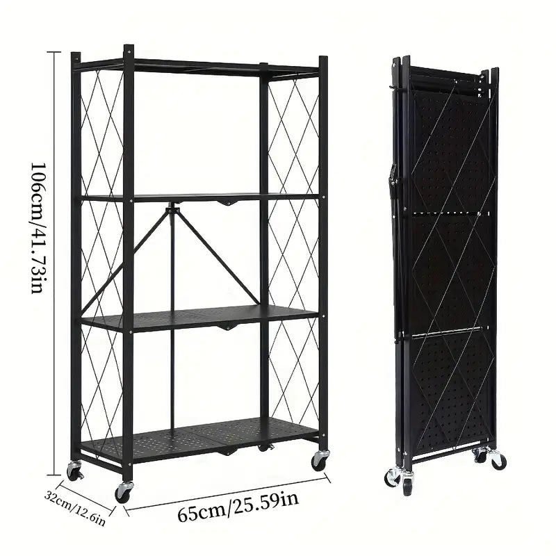 Heavy-Duty Shelving Unit | Metal 3/4/5-Tier Storage Rack