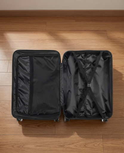 Multi Color - 3PCs Luggage Set 20/24/28 Inch Hard Shell Spinner with TSA Lock