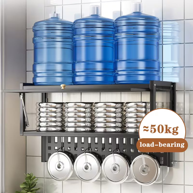 Wall Mounted Storage Cabinet with Pegboard Organizer