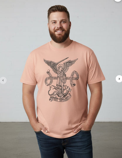 Saint St Michael Catholic Archangel Angel Defender Classic T-Shirt
