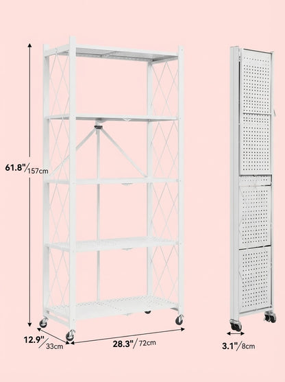 Heavy-Duty Shelving Unit | Metal 3/4/5-Tier Storage Rack