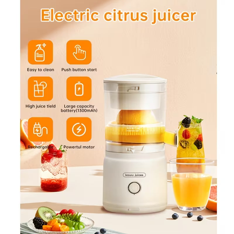 Portable Juicing Cup Electric Rechargeable Citrus Juicer