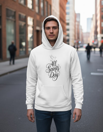 All Saints Day Catholic Gifts Holy Spirit Essential Hoodie