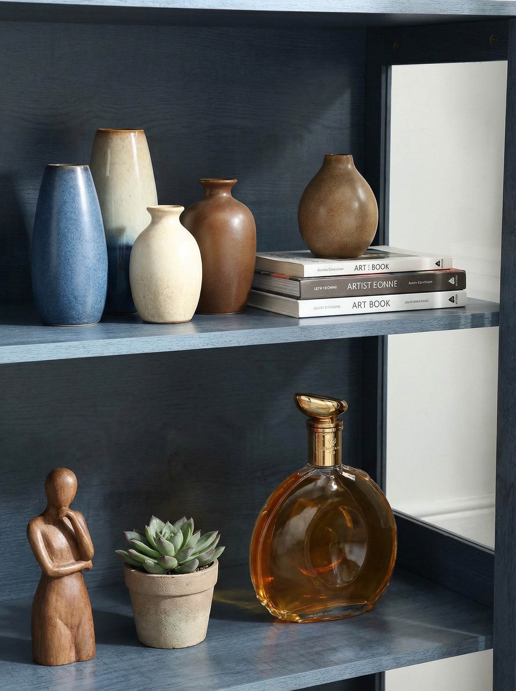 Modern Glass Door Cabinet – 3 Styles | Adjustable Shelves | Compact Storage Cupboard