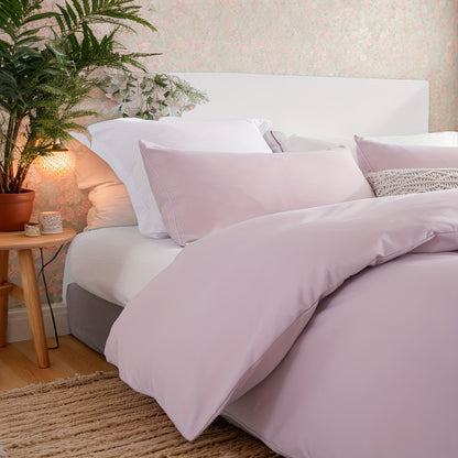 Soft Washed Microfiber Duvet Cover Set with Zipper Closure