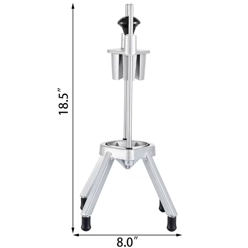 8-Section Stainless Steel Commercial Fruit Wedger and Lime Slicer