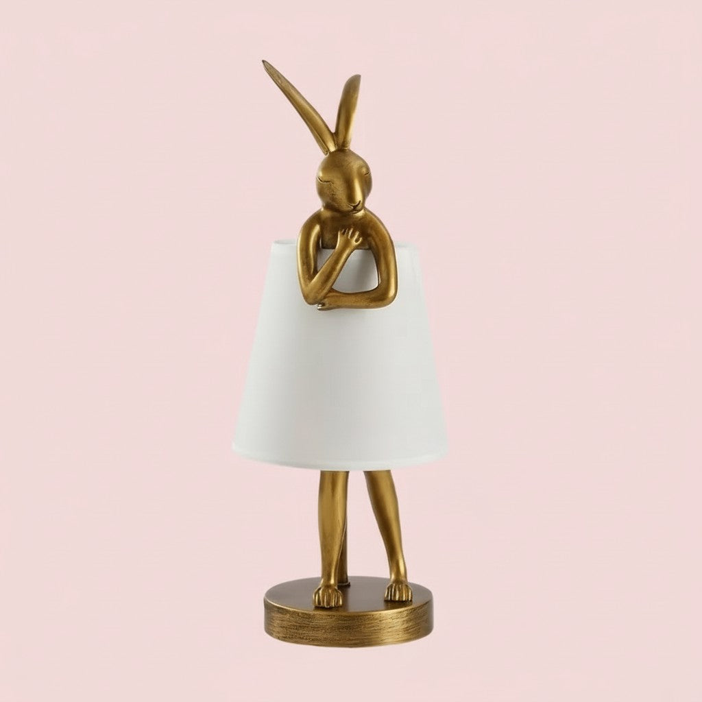 Modern Bunny Table Lamp with Adjustable Light