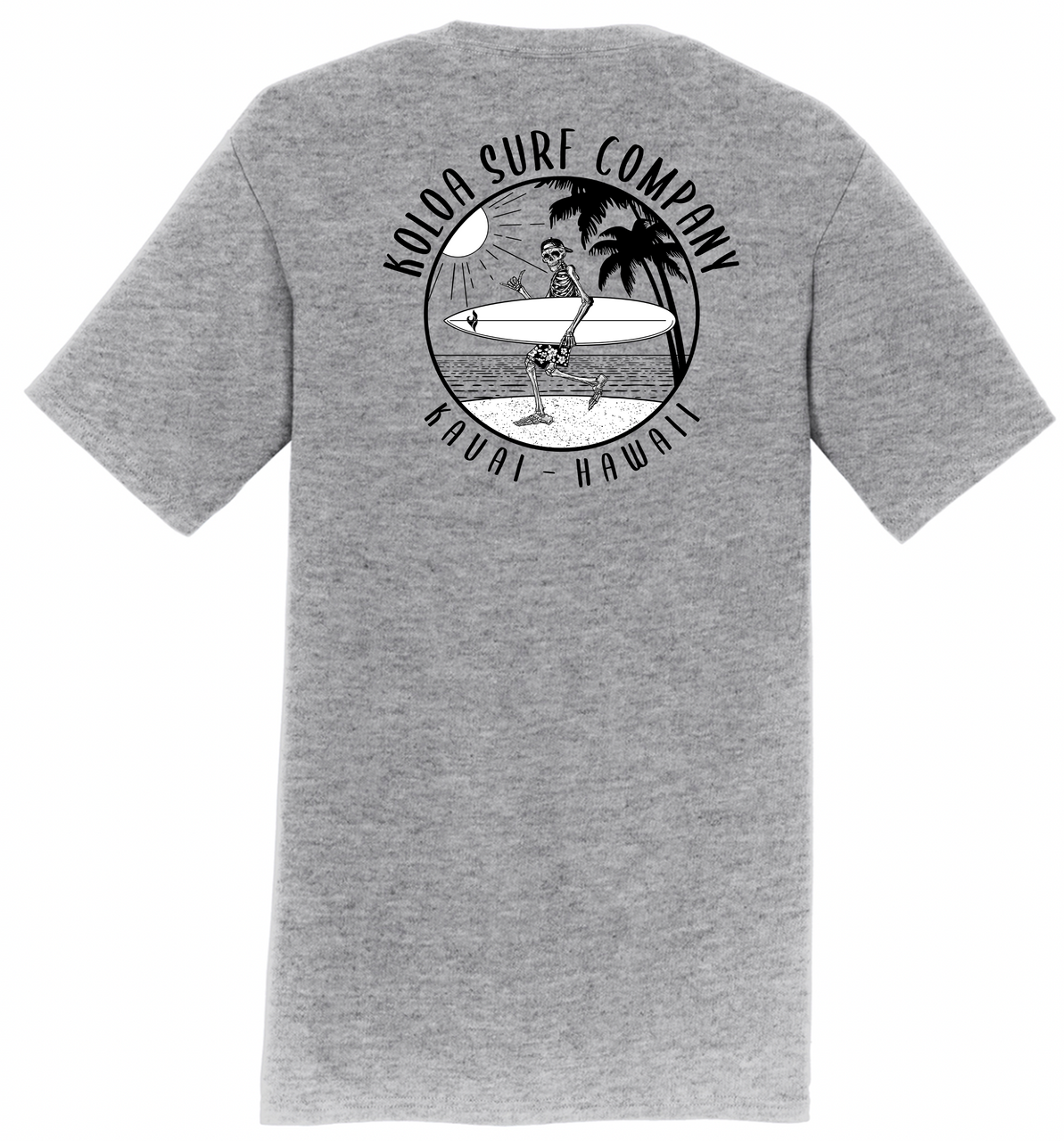 Koloa Skeleton Gone Surfin Lightweight T-Shirt