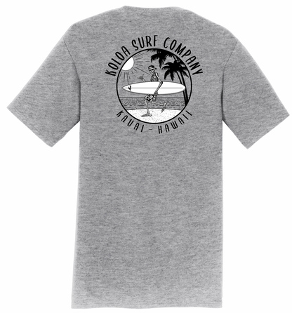 Koloa Skeleton Gone Surfin Lightweight T-Shirt