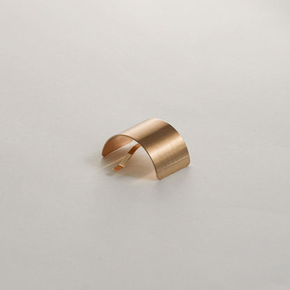 Metal Rectangular Hair Ponytail Cuff Stick | Gold