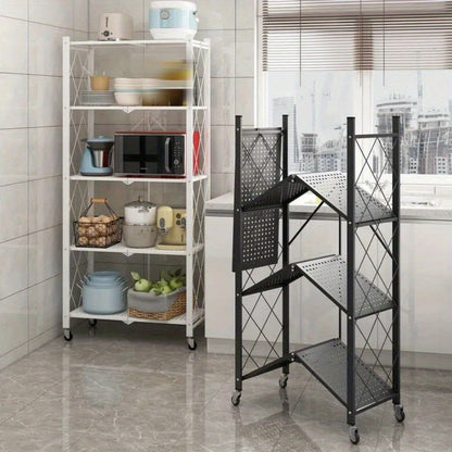 Heavy-Duty Shelving Unit | Metal 3/4/5-Tier Storage Rack