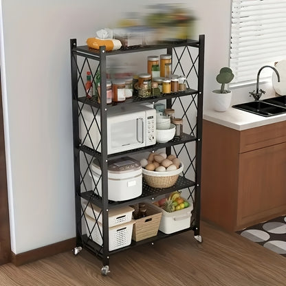 Heavy-Duty Shelving Unit | Metal 3/4/5-Tier Storage Rack