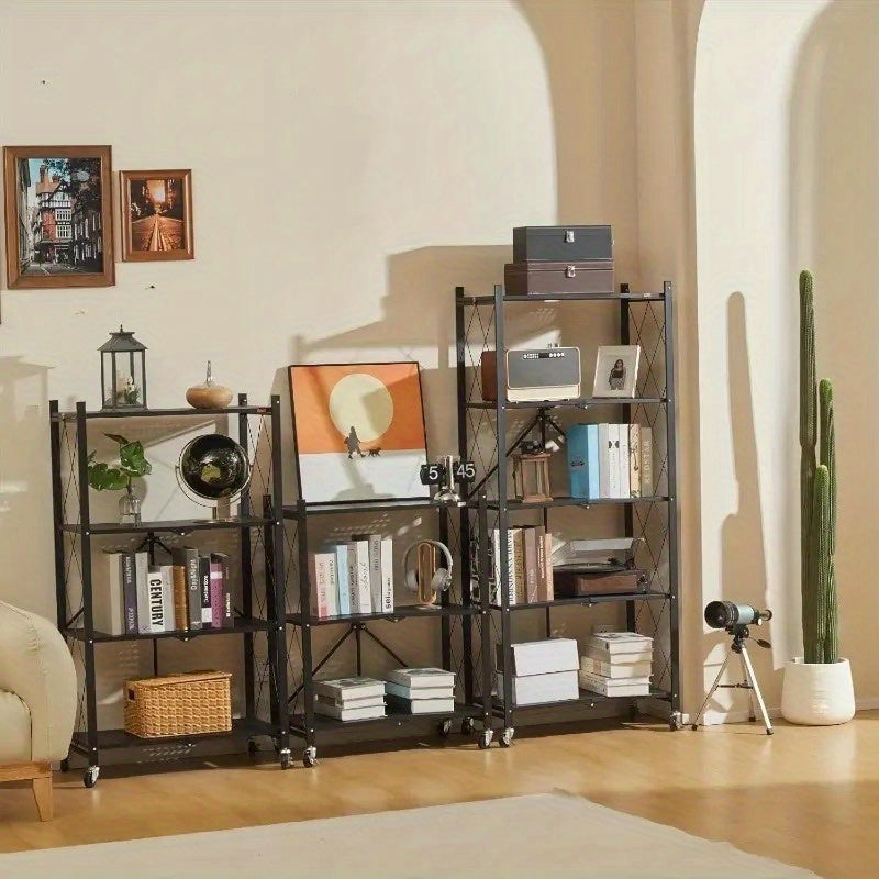 Heavy-Duty Shelving Unit | Metal 3/4/5-Tier Storage Rack
