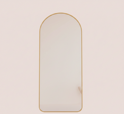 Full-Length Arched Floor Mirror with Stand - Multiple Size