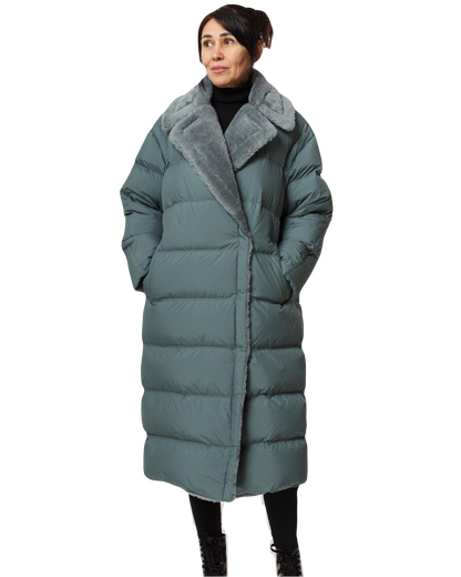 Virgin Wool Down Insulated Coat